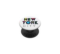 I Love NYC Colorful New York City NYC Modern Bold Typography PopSockets PopGrip Adhesivo