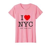 I Love NYC Graphic tee Shirts & Cool Designs, New York City Camiseta, Mujer, Rosado, 3XL