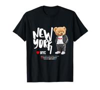 I Love NYC, New York City Teddy Bear Illustration Graphic Camiseta