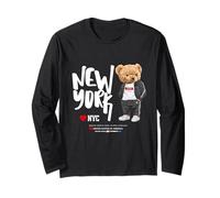 I Love NYC, New York City Teddy Bear Illustration Graphic Manga Larga