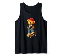 I Love NYC, Urban Skateboarding Bear Street Art Graphic Camiseta sin Mangas