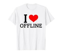 I Love Offline (Desintoxicación Digital) (Heart Graphic) Camiseta