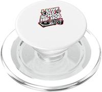 I Love Old School Hip Hop Urbano Rap música Novedad gráfico PopSockets PopGrip para MagSafe