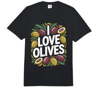 I Love Olives Bold Declaración Diversión Comfort Colors Adult Heavyweight T-Shirt