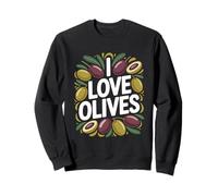 I Love Olives Bold Declaración Diversión Sudadera