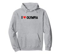 I Love Olympia Washington - Heart Travel Trip Vacaciones Sudadera con Capucha