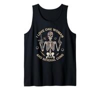 I Love-One Woman and Several Guns Lover Husband Boyfriend Camiseta sin Mangas