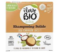 I Love Organic SOS Hair Solid Hair Dry Hair Makadamia & Manteca de karité orgánico, 65 g