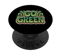 I Love Our Planet Eco Go Green - Declaración Eco Warrior PopSockets PopGrip Adhesivo