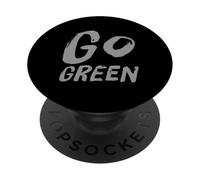 I Love Our Planet Eco Go Green - Declaración Eco Warrior PopSockets PopGrip Adhesivo