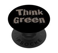 I Love Our Planet Eco Think Green - Declaración Eco Warrior PopSockets PopGrip Adhesivo