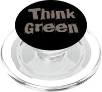I Love Our Planet Eco Think Green - Declaración Eco Warrior PopSockets PopGrip para MagSafe