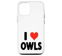 I Love Owls - Heart Barn Snowy Great Horned Owl Ornitología Carcasa para iPhone 12/12 Pro