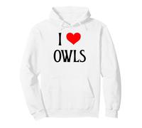 I Love Owls I Heart Owls, Amante de los pajaritos, observador Nocturno de Aves Sudadera con Capucha