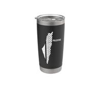 i love Palestine, Palastine Illustration Graphic Design Vaso térmico de acero inoxidable de doble pared