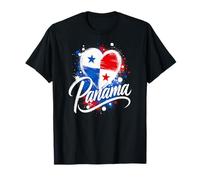 I Love Panama Vacaciones Turismo Viaje Corazón Bandera Souvenir Camiseta
