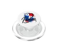 I Love Panama Vacaciones Turístico Viaje Corazón Bandera Diseño Arte PopSockets PopGrip para MagSafe