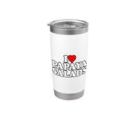 I Love Papaya Salad Vaso térmico de acero inoxidable de doble pared