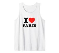 I Love Paris Camiseta sin Mangas