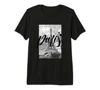I Love Paris, Cool Real Paris France Skyline Fashion Design Camiseta Premium