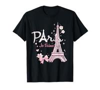 I Love Paris Eiffel Tower France French Souvenir Camiseta