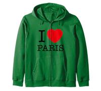 I Love Paris Graphic Tees - Novelty T-Shirts & Cool Designs Sudadera con Capucha