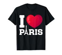 I Love Paris I Heart Paris France - Recuerdo de viaje de vacaciones Camiseta