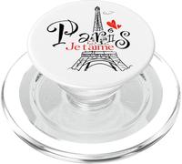 I Love Paris Je T'Aime France Souvenir para Mujer PopSockets PopGrip para MagSafe