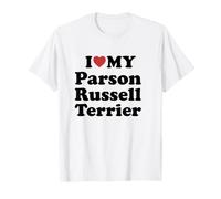 I Love Parson Russell Terrier Camiseta