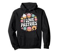 I Love Pasteles Cupcakes Macarons Joy Sudadera con Capucha