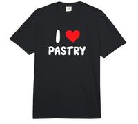 I Love Pastry - Corazón - Hornear Panadería Hornear Pastel Pan Comfort Colors Adult Heavyweight T-Shirt