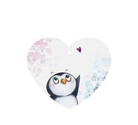 I Love Penguins Printing - Ambientador para coche, 10 piezas, hojas aromáticas, accesorios para colgar en el coche con cuerdas para decoración