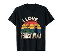 I Love Pennsylvania Paisaje de patrimonio escénico Camiseta