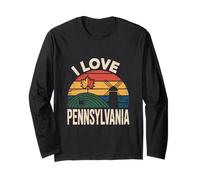 I Love Pennsylvania Paisaje de patrimonio escénico Manga Larga