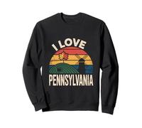 I Love Pennsylvania Paisaje de patrimonio escénico Sudadera