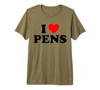 I Love Pens - Rotulador de Tinta con Forma de corazón Camiseta Premium