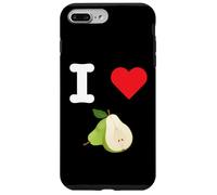 I Love Peras Dulce Otoño Frutas Bartlett Bosc Anjou Comice Carcasa para iPhone 7 Plus/8 Plus