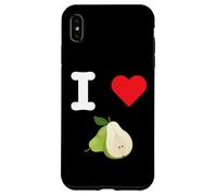I Love Peras Dulce Otoño Frutas Bartlett Bosc Anjou Comice Carcasa para iPhone XS MAX