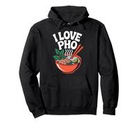 I Love Pho Cocina Vietnamita Arte Sudadera con Capucha