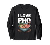 I Love Pho Noodles Cocina vietnamita Manga Larga