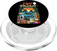 I Love Phuket Tailandia Recuerdo de Viaje Orgulloso tailandés PopSockets PopGrip para MagSafe