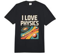 I Love Physics Exploración de Galaxias Retro Comfort Colors Adult Heavyweight T-Shirt
