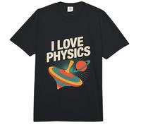I Love Physics Retro Ciencia Espacio Arte Comfort Colors Adult Heavyweight T-Shirt
