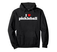 I Love Pickleball Funny Cute Dink Team 80s Retro Sudadera con Capucha