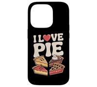I Love Pie Delicia Sabrosa Postre Amantes Carcasa para iPhone 14 Pro