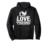 I Love Pigeons Homing Palomas Racing Birdwatcher Sudadera con Capucha