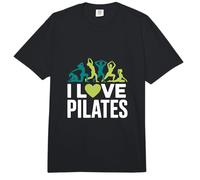 I Love Pilates Yoga Ejercicio de Entrenamiento Comfort Colors Adult Heavyweight T-Shirt
