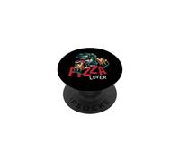 I Love Pizza, Enjoy Dinosaur Eats Pizza, Cool Pizza Lovers PopSockets PopGrip Adhesivo