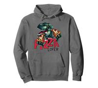 I Love Pizza, Enjoy Dinosaur Eats Pizza, Cool Pizza Lovers Sudadera con Capucha