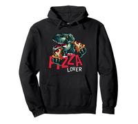 I Love Pizza, Enjoy Dinosaur Eats Pizza, Cool Pizza Lovers Sudadera con Capucha